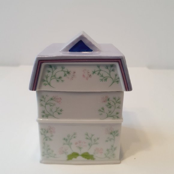 1989 Lenox Porcelain Spice Village CORIANDER Spice Jar Cottage House - Picture 8 of 12